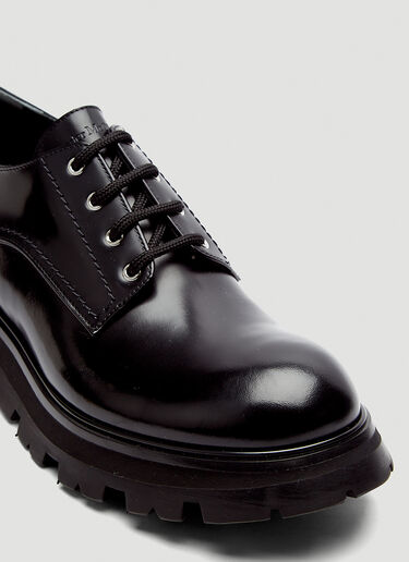 Alexander McQueen Leather Lace-Up Shoes Black amq0244030