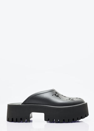 UGG Perforated G Platform Mules Brown ugg0258006