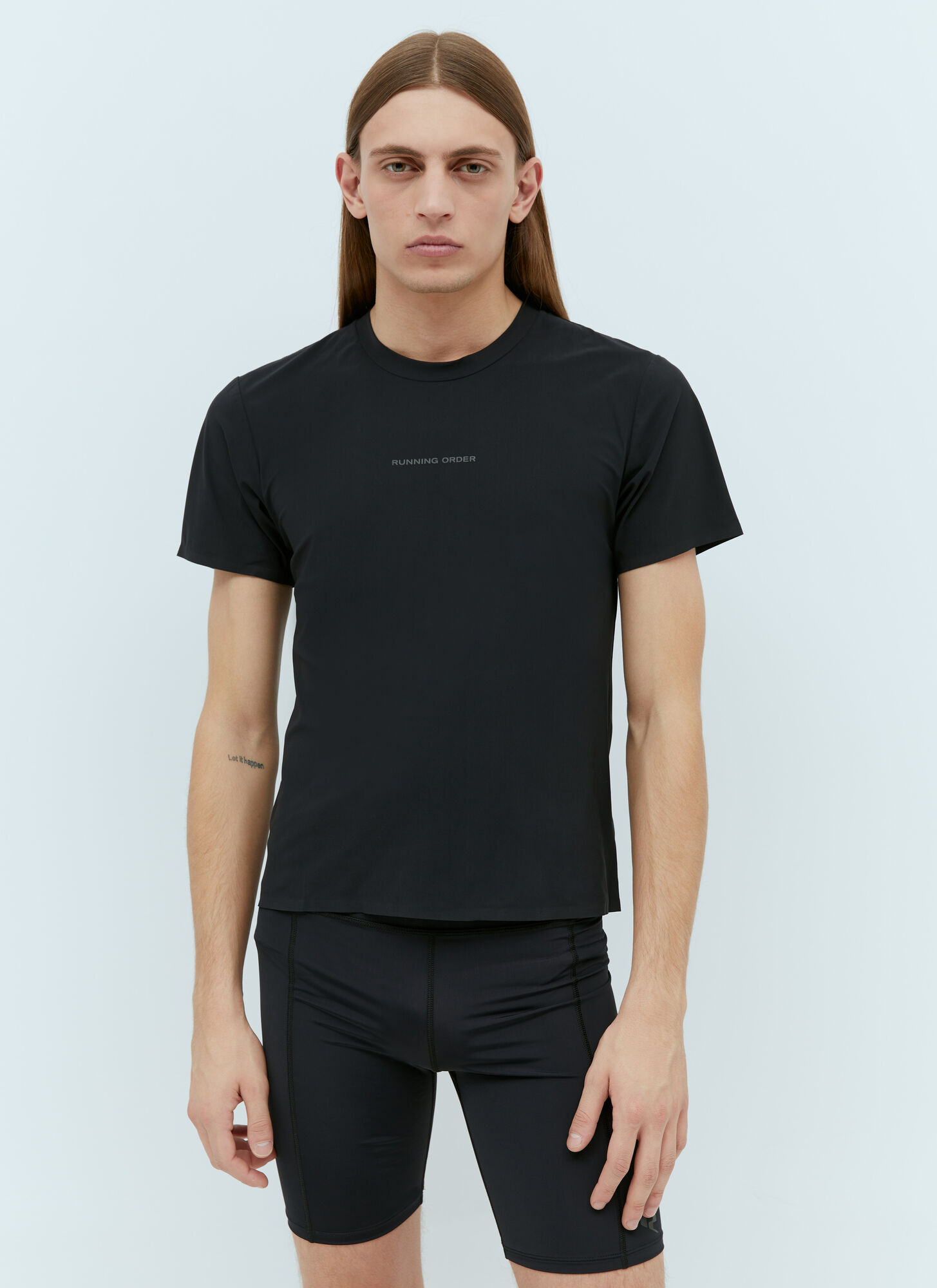 Shop Running Order Noa T-shirt In Black