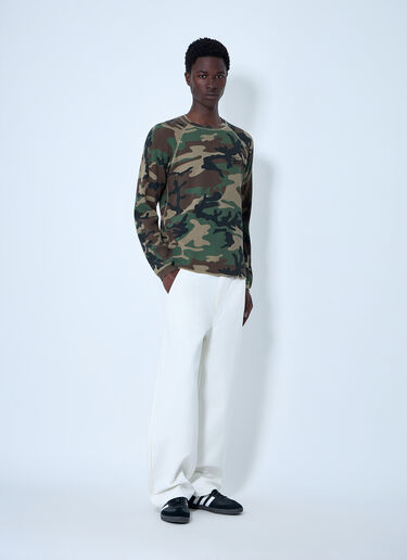 Ribbed Long Sleeve Sweatshirt Stüssy Ribbed Long Sleeve Sweatshirt Green sts0164009