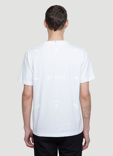 MCQ 로고 프린트 티셔츠 화이트 mkq0147035