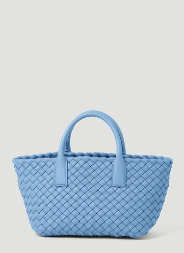Bottega Veneta Cabat 미니 토트백 블루 bov0252008