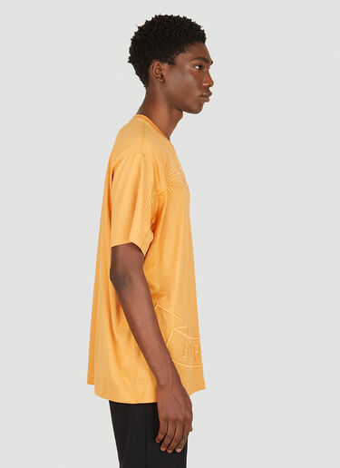 Burberry Logo Embroidery T-Shirt Orange bur0151026