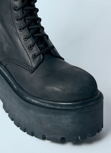 Balenciaga Strike Platform Boots Black bal0259018