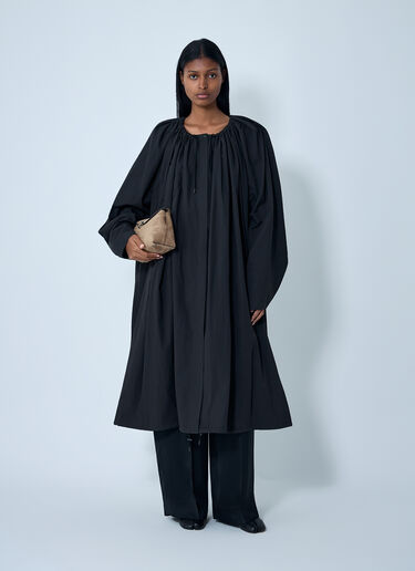 Gathered Parachute Coat TOTEME Gathered Parachute Coat Black tot0262024