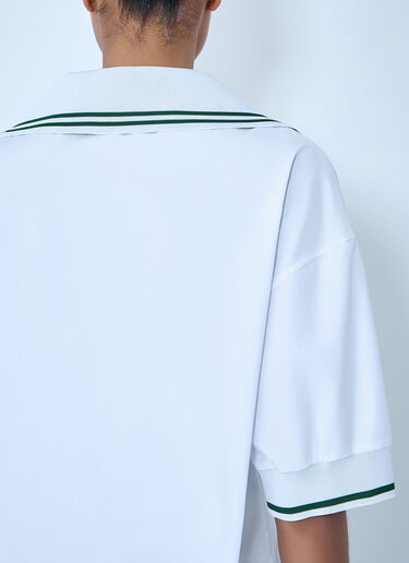 Lacoste Wide-Collar Cotton Shirt White lac0264014