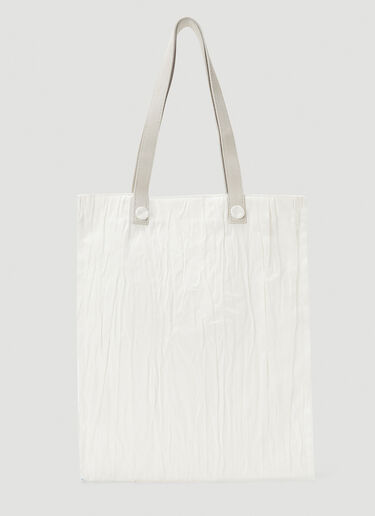 Ader Error Crinkled Tote Bag White adr0344024