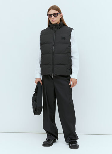 Burberry Check Panel Reversible Gilet Beige bur0153029