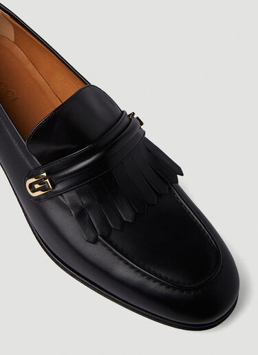 Gucci Mirrored G Loafers Black guc0151081