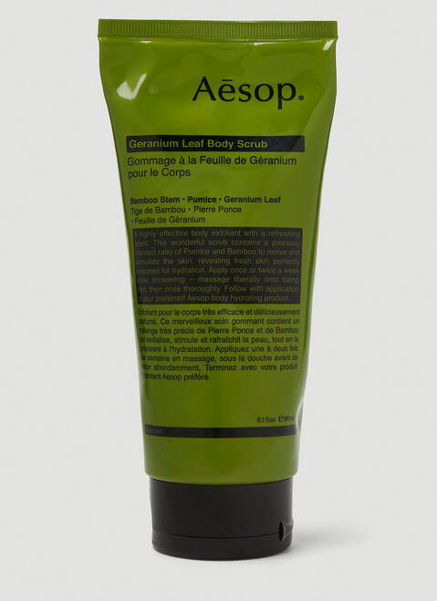 Aesop ゼラニウムリーフ ボディスクラブ ブラウン sop0353008