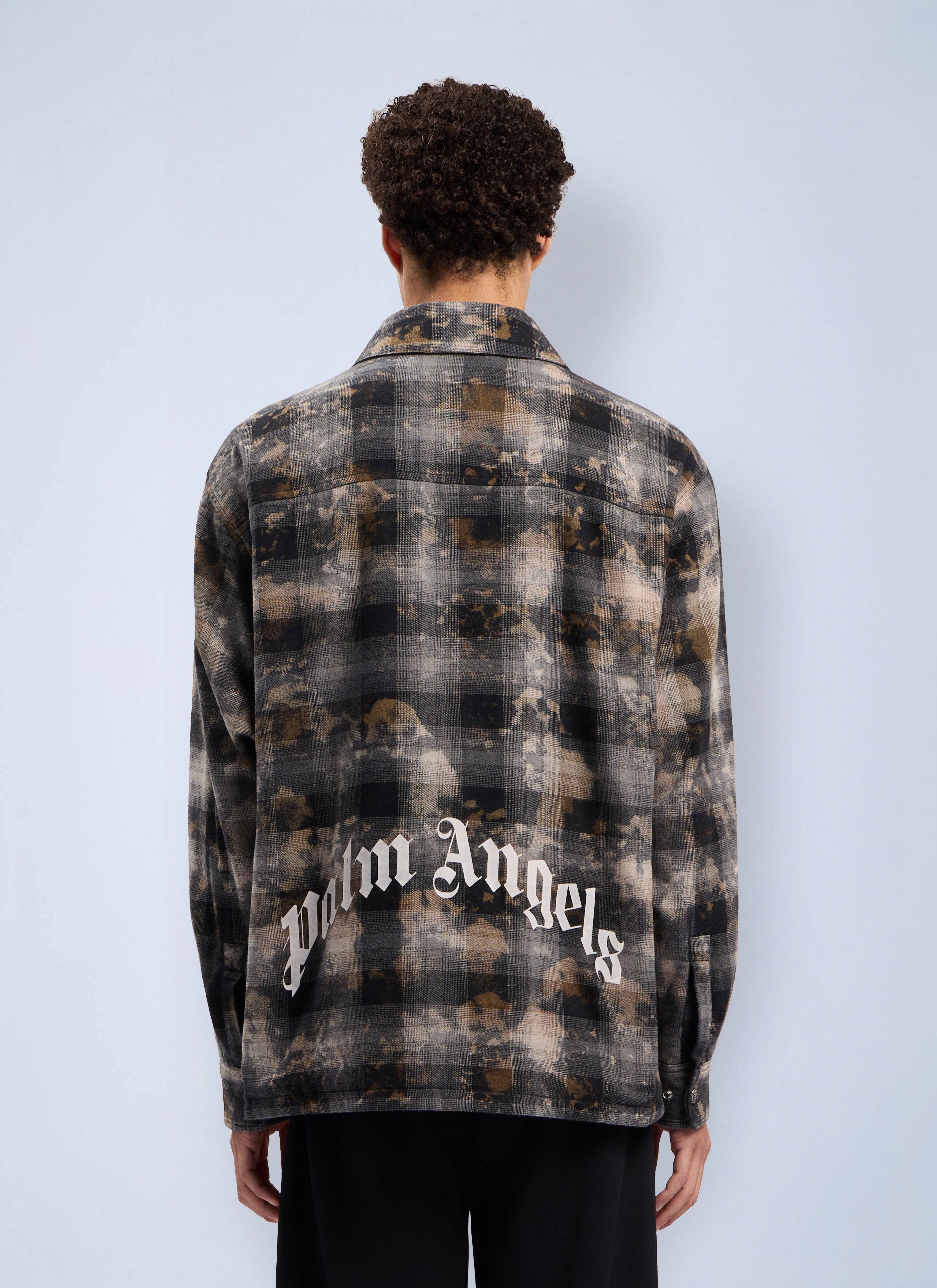 Palm angels チェック長袖シャツ 23074338_54065513_600.jpg