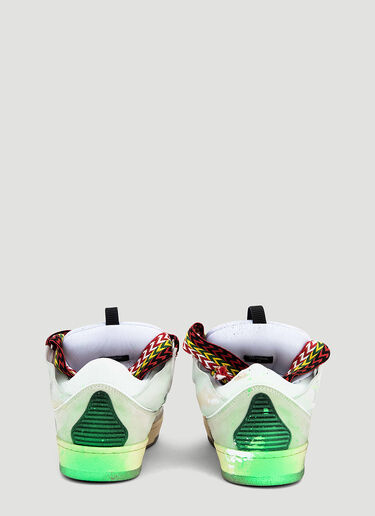 Lanvin X Gallery Dept. Splatter Curb Sneakers White lag0146017