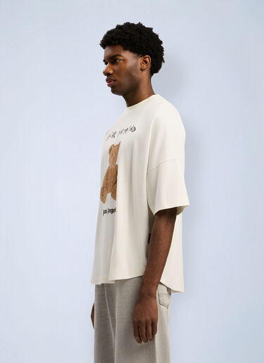 Bear In Mind Over T-shirt Palm Angels Bear In Mind Over T-shirt White pma0162047