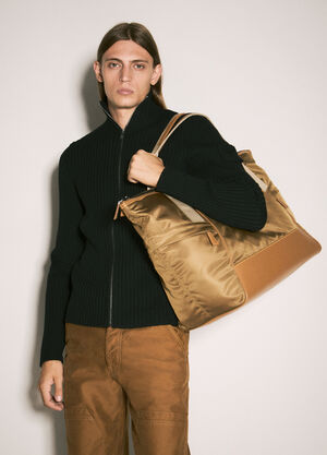 Prada Re-Nylon And Leather Duffle Bag Black pra0159017
