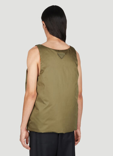 Prada Re Nylon Padded Gilet Green pra0154003