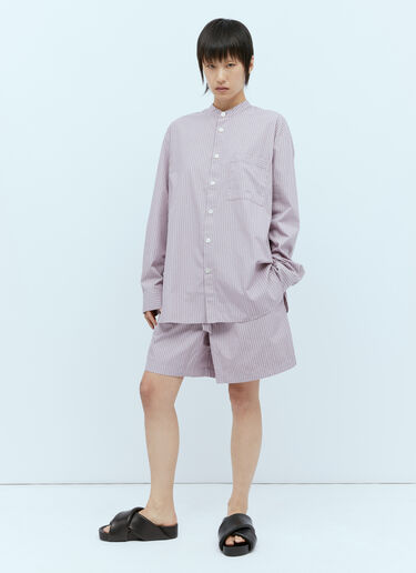 x Birkenstock Stripe Shorts Tekla x Birkenstock Stripe Shorts Purple tek0355005