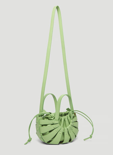 Bottega Veneta The Shell Mini Tote Bag Green bov0243044