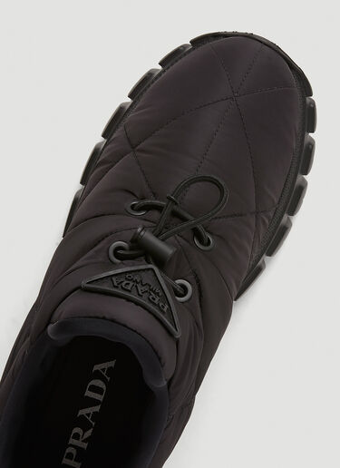 Prada Rush Padded Drawstring Sneakers Black pra0245083