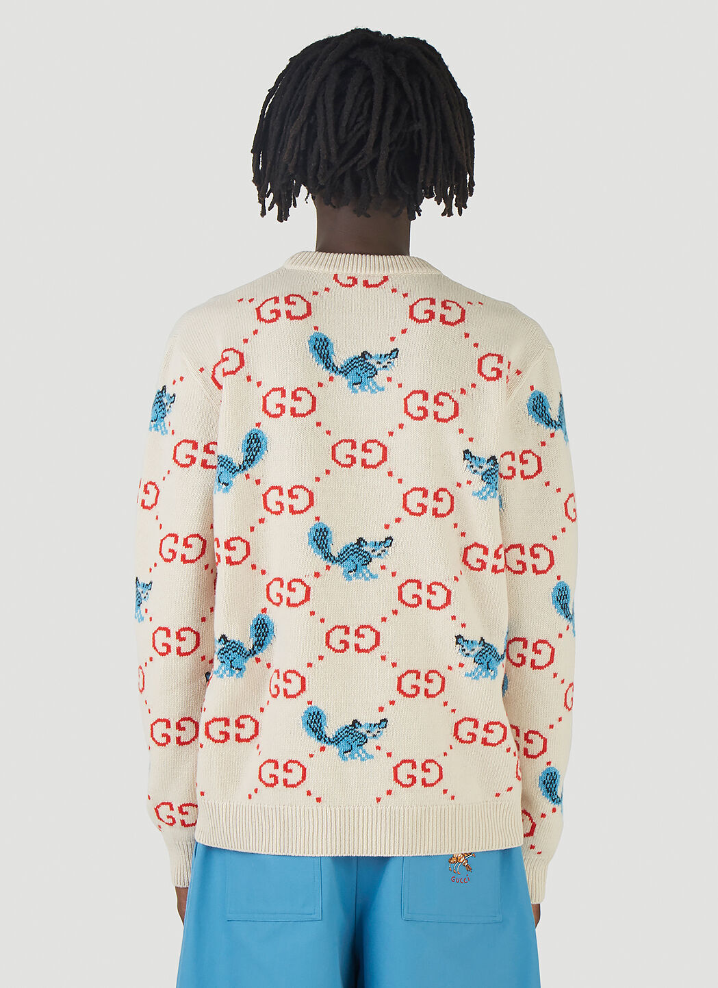 Gucci X Freya Hartas Animal Sweater in Cream LN CC