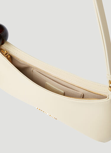 Jacquemus Le Bisou Perle Shoulder Bag Cream jac0254081