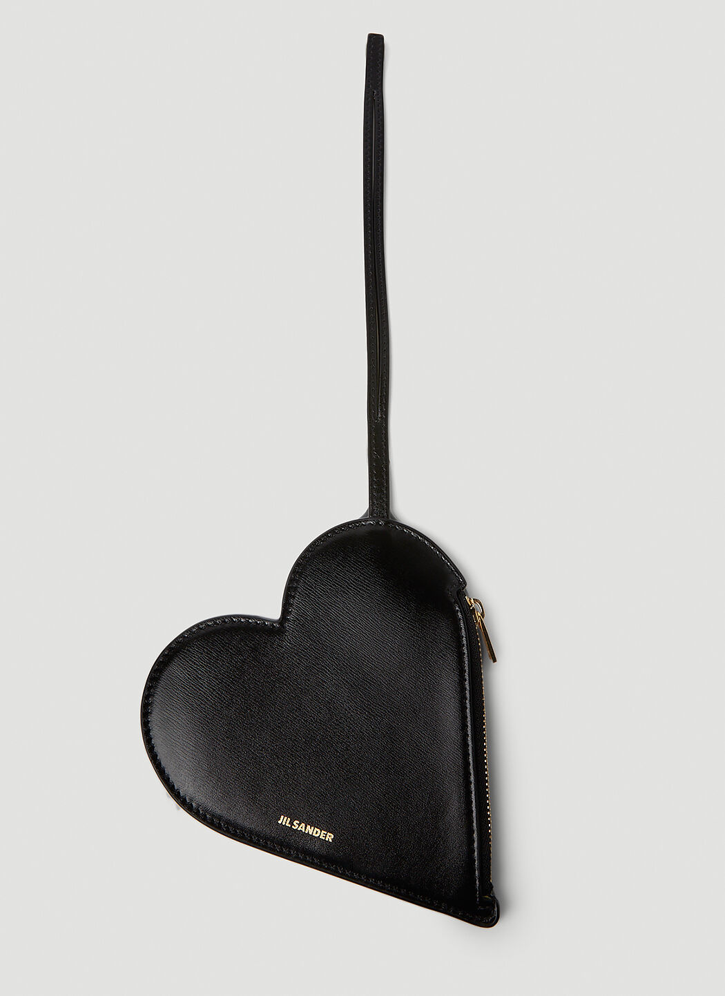 Jil Sander Heart Pouch in Black | LN-CC