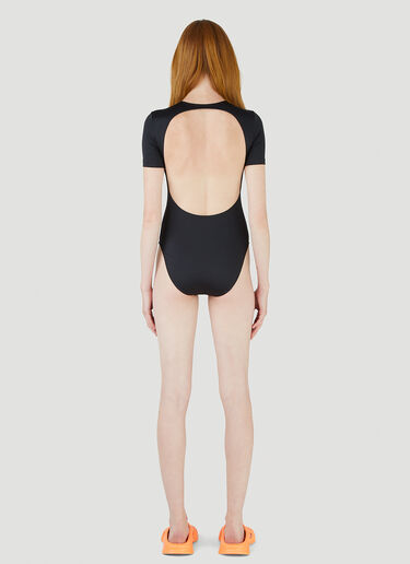Balenciaga Open-Back Swimsuit Black bal0245152