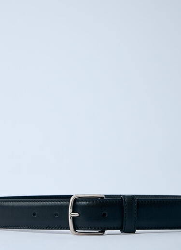 The Row Classic Leather Belt Black row0260043