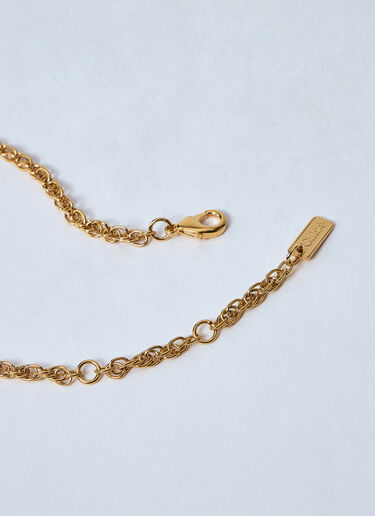 Chloé Shell Pendant Necklace Gold chl0260033