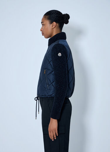 LN-CC® - Moncler: Diamond Quilted Jacket - Navy Moncler Diamond Quilted Jacket Navy mon0265105