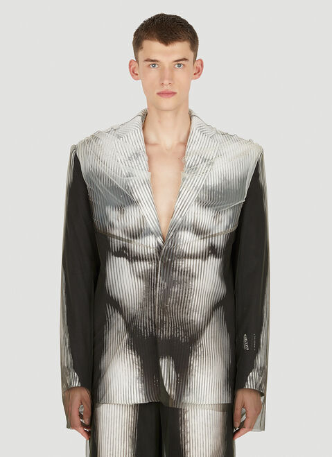 Y/Project x Jean Paul Gaultier  보디 모프 블레이저 핑크 ypg0152001