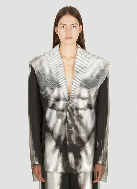 Y/Project x Jean Paul Gaultier Body Morph ブレザー グレー jpg0252008