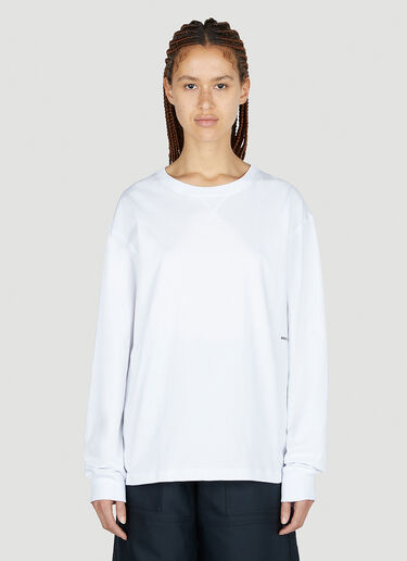 Soulland Dima Long Sleeve T-Shirt White sld0352004