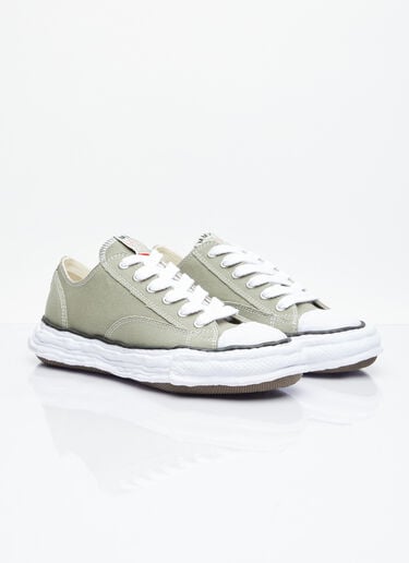 Maison Mihara Yasuhiro Peterson 23 OG Sole Canvas Sneakers Green mmy0154018