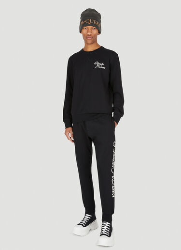 Alexander McQueen Logo Sweatshirt Black amq0148012