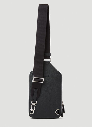 Prada Saffiano Crossbody Bag Black pra0153023