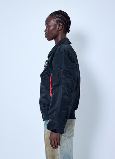 Alpha Industries CWU-45 ヘリテージ ボンバージャケット ブラック alp0366002