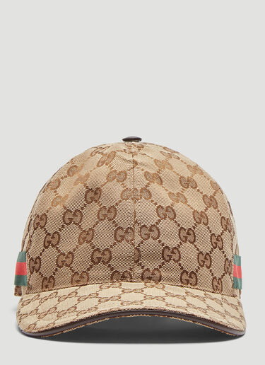 Gucci Original GG Canvas Web Baseball Cap Beige guc0345001