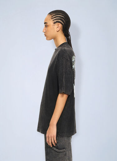 LN-CC® - Off-White: Arrow Confetti Skate T-shirt - Black Off-White Arrow Confetti Skate T-shirt Black ofw0264011