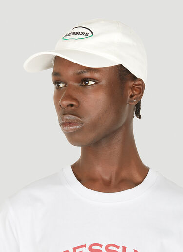 Pressure Embroidered Logo Cap White prs0148031