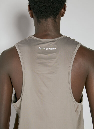 District Vision Ultralight Aloe Singlet Vest Beige dtv0154006