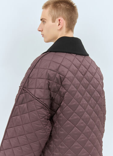 Jil Sander Quilted Jacket Purple jil0158001