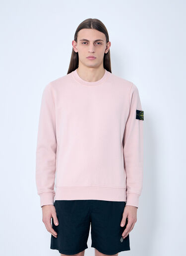 Stone Island Compass Patch Sweatshirt Pink sto0160049