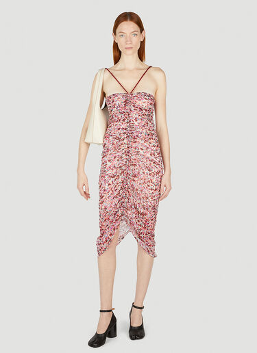 Isabel Marant Étoile Falone Midi Dress Pink ibe0251004