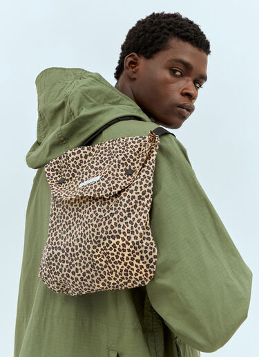Engineered Garments Leopard Print Shoulder Bag Brown egg0156016