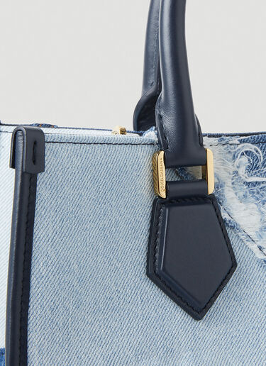 Dolce & Gabbana Patchwork Denim Tote Bag Blue dol0247044