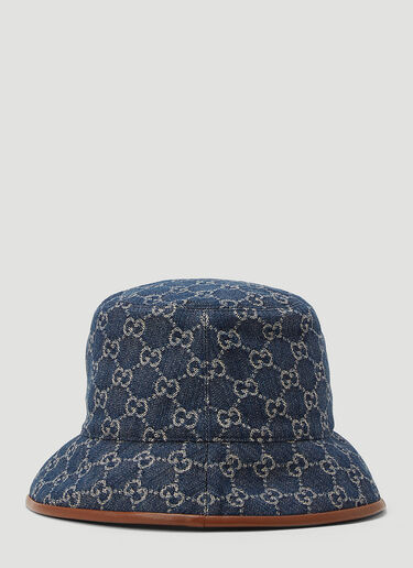 Gucci GG Denim Bucket Hat Blue guc0143078