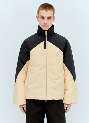 Jil Sander+ 对比色羽绒夹克 黄色 jsp0156001