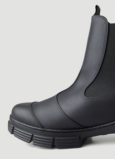 Recycled Rubber City Boot GANNI Recycled Rubber City Boot #000000 gan0246032