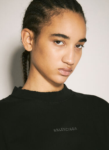 Balenciaga Back T恤 黑 bal0257014