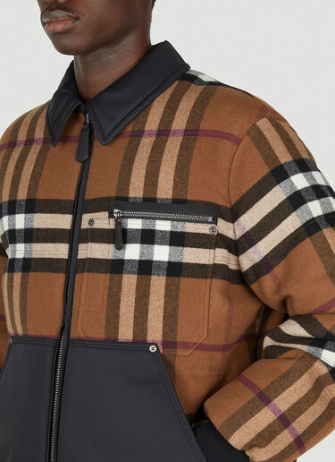 Burberry Wheelton Padded Jacket Brown bur0151051